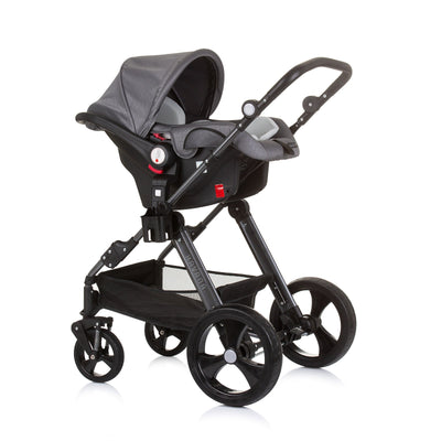 BUNDLE SET NUMMER 5: 3-in-1 Kinderwagen „HAVANA LIGHT GREY“ + BABYBETT AVA 120cm X 60cm inkl. Matratze